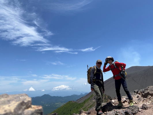 外輪山にて
