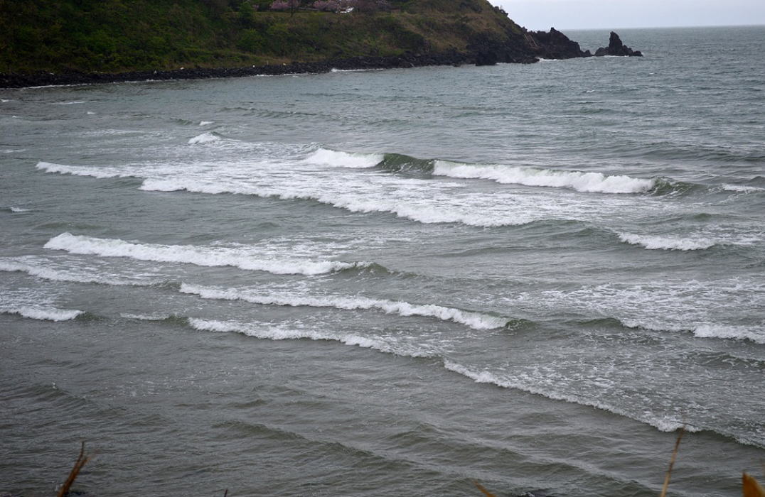 日本海の波姿