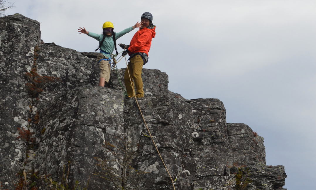 登攀終了ヤッター！