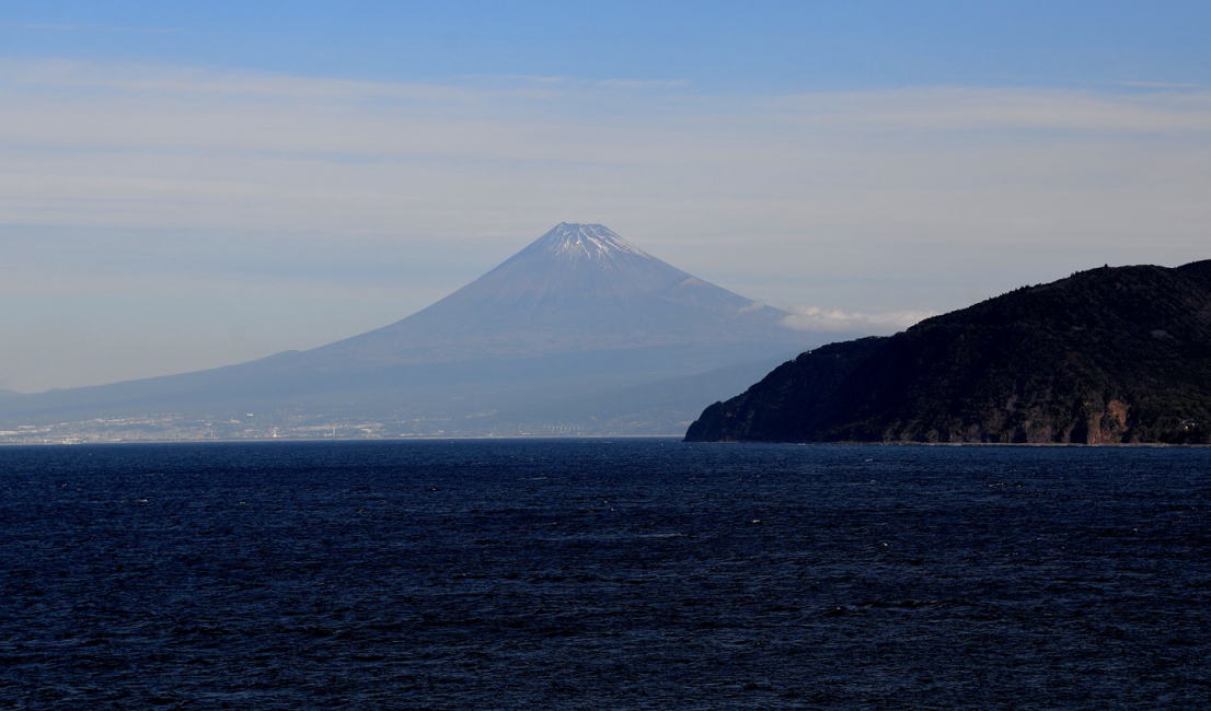 富士山伊豆から