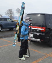月山BCスキー