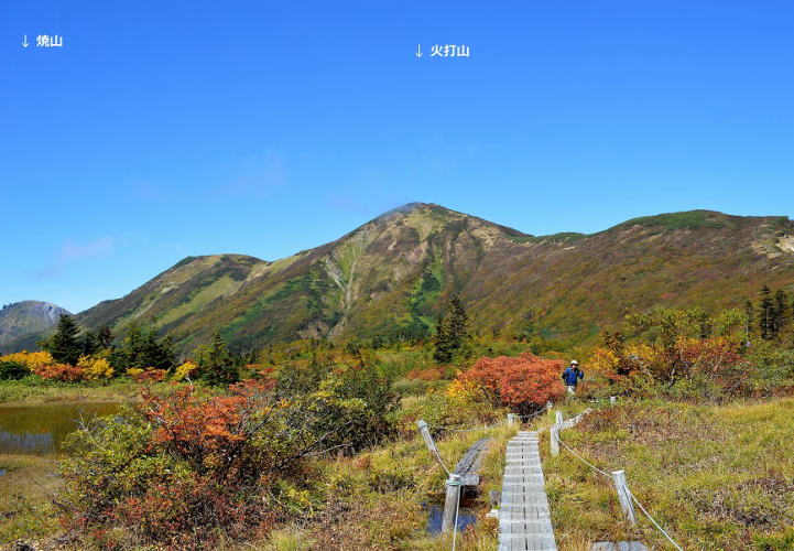 火打山と焼山