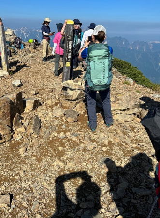 鹿島槍ヶ岳山頂