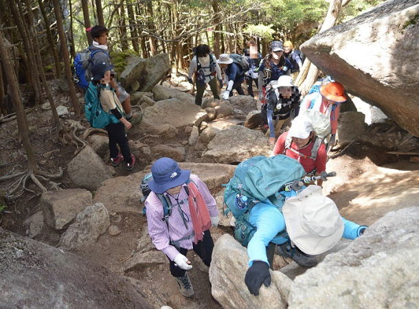 岩ゴロの通過