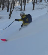 鍋倉山BCスキー
