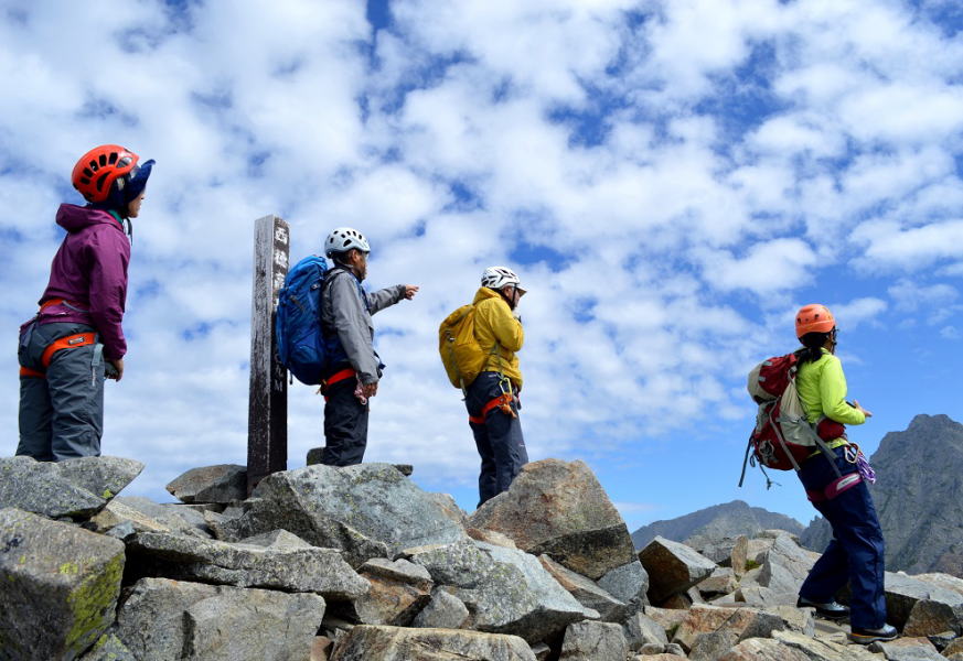 西穂高岳山頂