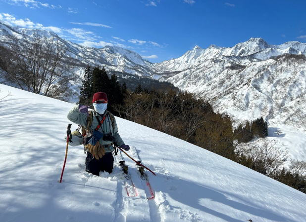 新雪が深い