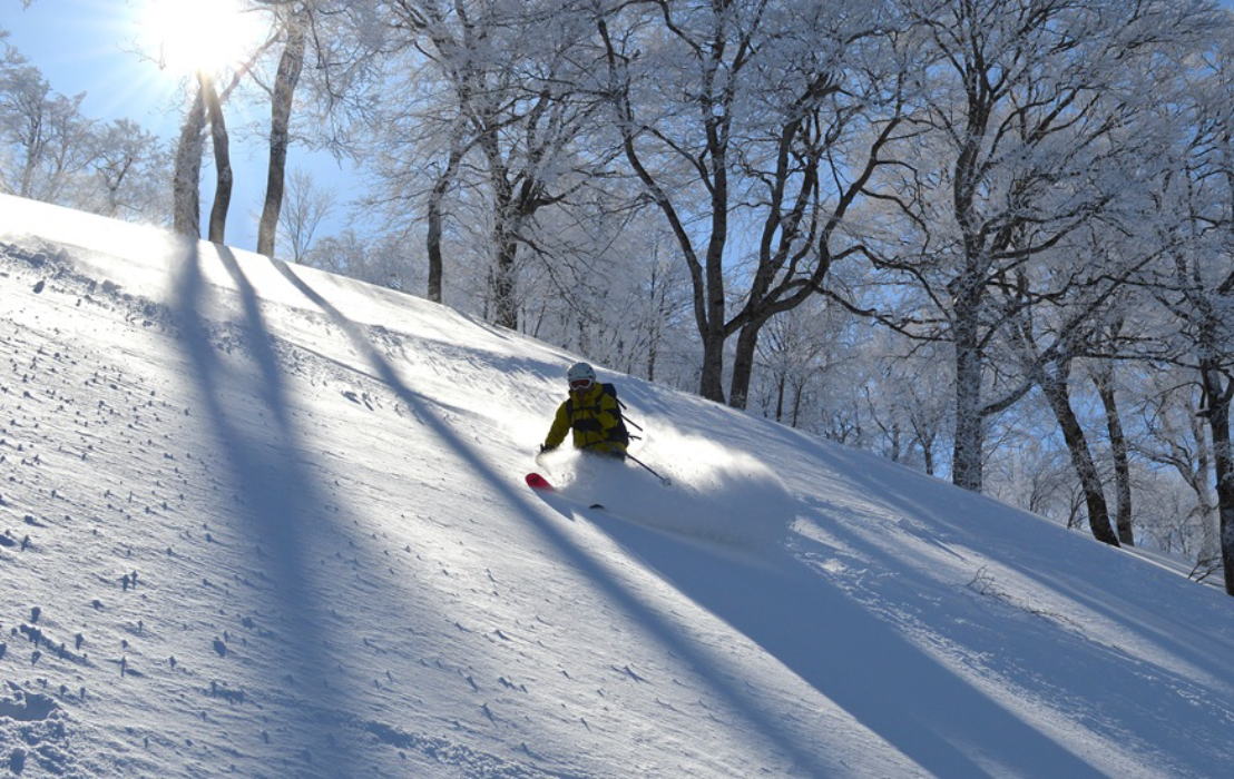 鍋倉山BCスキー