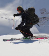 小口研治 田村まゆみの気まぐれ山日記 鍋倉山雪遊び