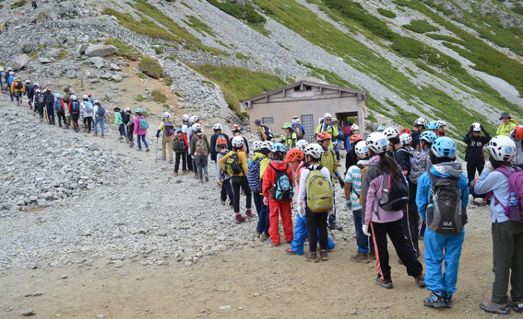 学校登山