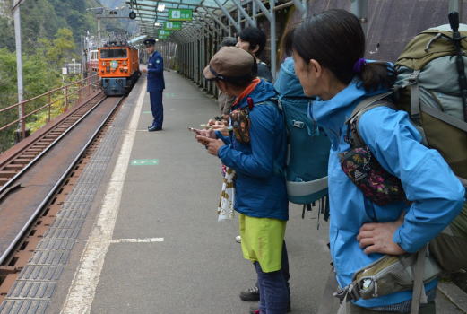 欅平トロッコ電車