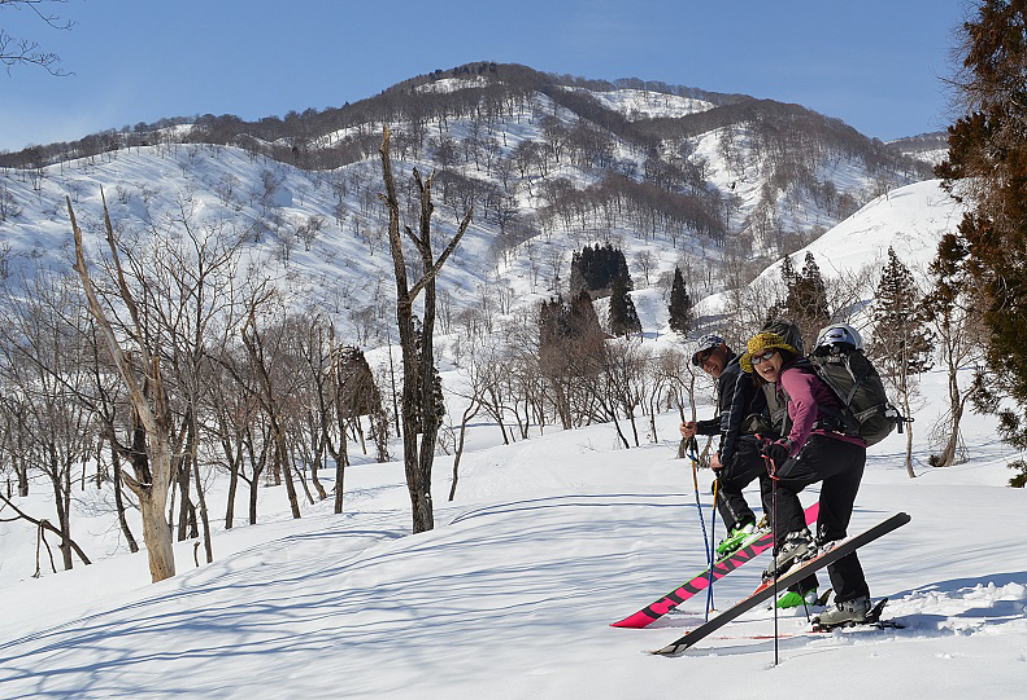 鍋倉山BCスキー