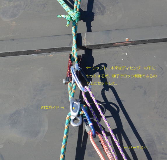 ディセンダ―のセッティング