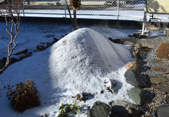 細雪舞う