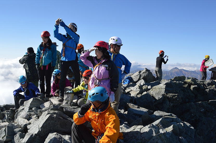槍ヶ岳山頂