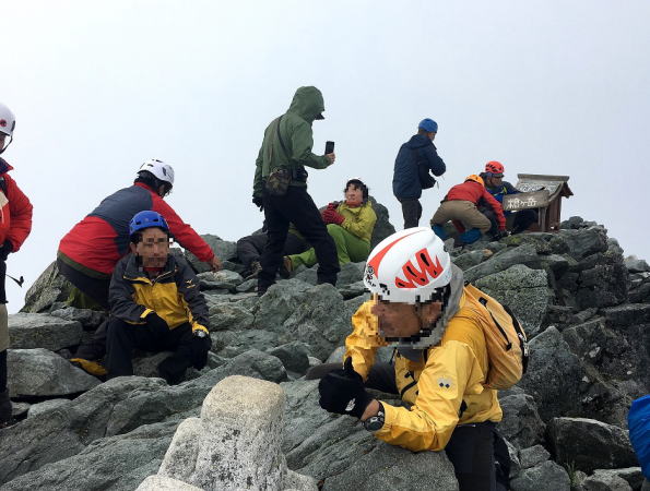 槍ヶ岳山頂